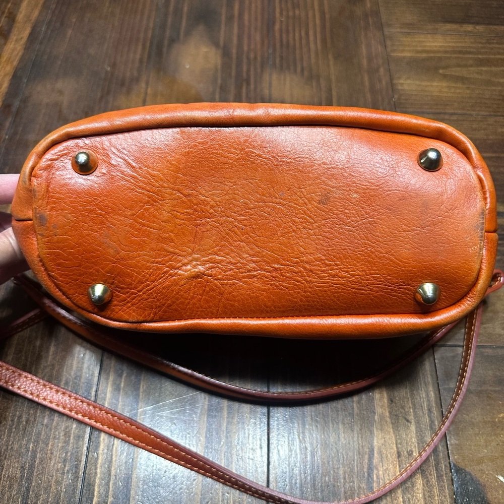 Diane Von Furstenberg Burnt Orange Crossbody or Hand Bag - Picture 7 of 8